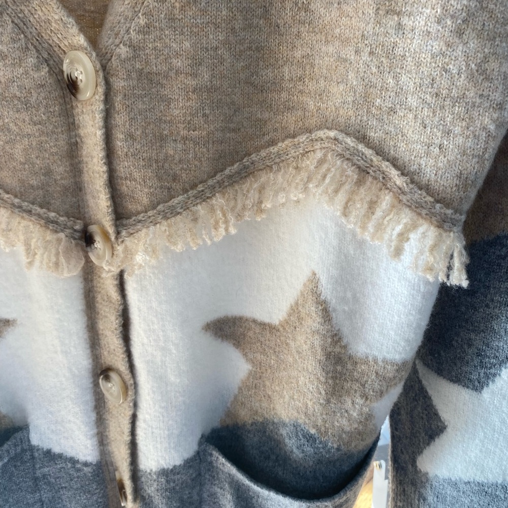 NWOT J. NNA ⭐️ Oversized Cardigan - Picture 4 of 6